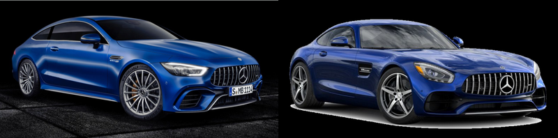 Interestingly, the front ends aren’t even identical, the headlight shapes are very different.